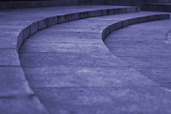 幻の青 建築のグラフィック 曲線コンクリート線グラフィック要素 — ストック写真
