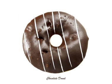 Çikolata parçacıkları, iştah açıcı donut, çikolata jöleli donut, siyah çikolata.