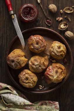 cake, sugar raisins, cinnamon sprinkled, apple cake recipe, dessert strudel, cottage cheese, apple strudel
