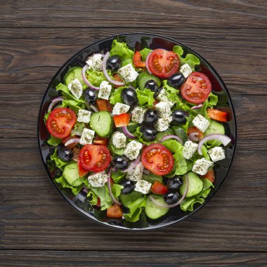 Tarif, keçi peyniri, domates feta, sebze salatası, sebze feta, soğan soğanı, peynir salatalığı, taze sebze.