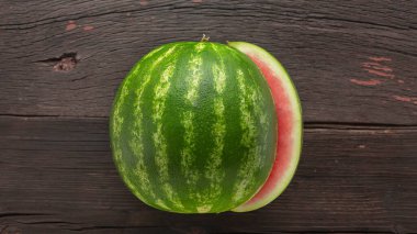 Faydalı bir tatlı. Detoks kavramı olgun karpuz