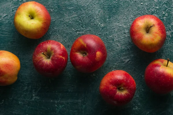 Reife Rote Äpfel Gesunde Ernährung — Stockfoto
