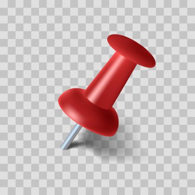 gölgeli gerçekçi iğne, vektör illüstrasyonu