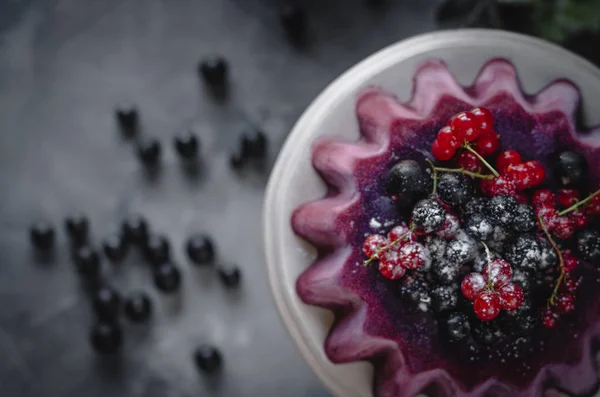 Jöle berrie tart kek stand — Stok fotoğraf