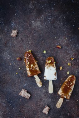 Ahşap sopa dondurma