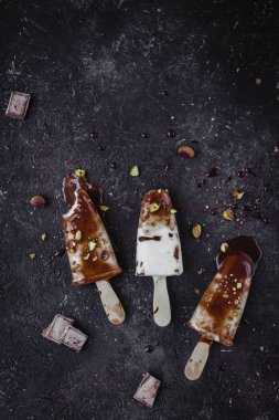 Ahşap sopa dondurma