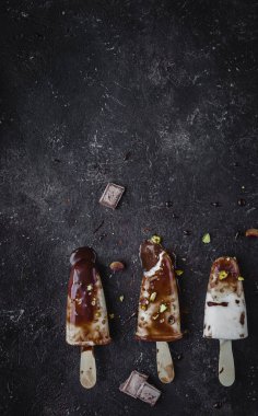 Ahşap sopa dondurma