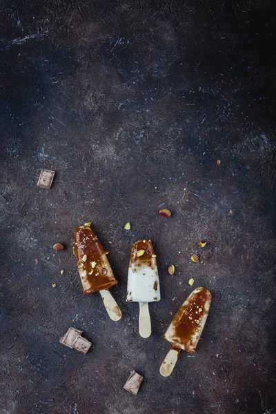 Ahşap sopa dondurma