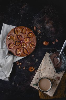  Erik pasta kumaş üzerine