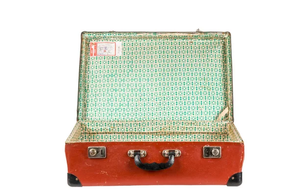 Vintage Suitcase isolated — Stock Photo, Image