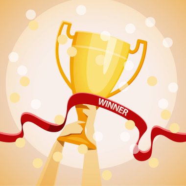 Kazanan Kupası holding eller