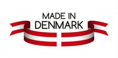 Danimarka ile renkli şerit renkler, Made in Danimarka sembolü