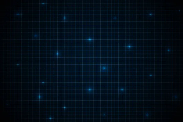 Siyah arka plan neon kılavuz yansımaları ile mavi çizgili
