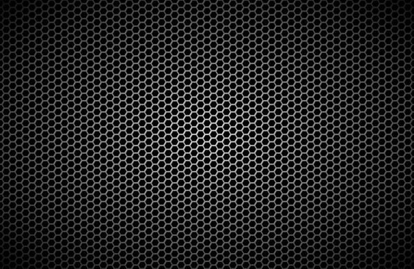 Fond géométrique polygones, abstrait papier peint métallique noir — Image vectorielle