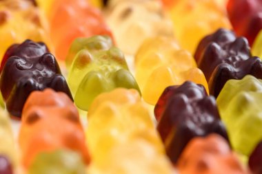 Renkli meyveli şeker arka plan