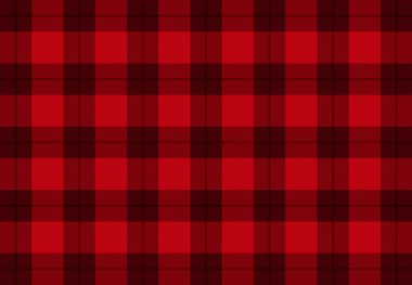 Kırmızı renk, vektör tartan desen kumaş