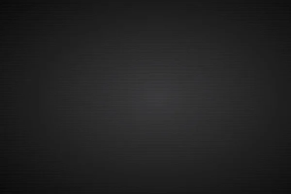 Schwarzer Edelstahl-Hintergrund mit horizontalen Streifen, Vektordarstellung — Stockvektor