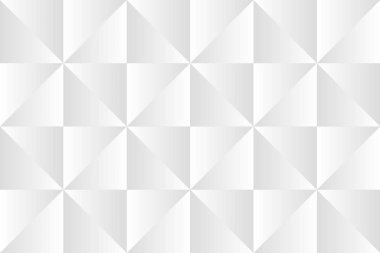 Soyut beyaz minimalist model, geometrik gri tonlamalı üçgenler, basit vektör arka plan