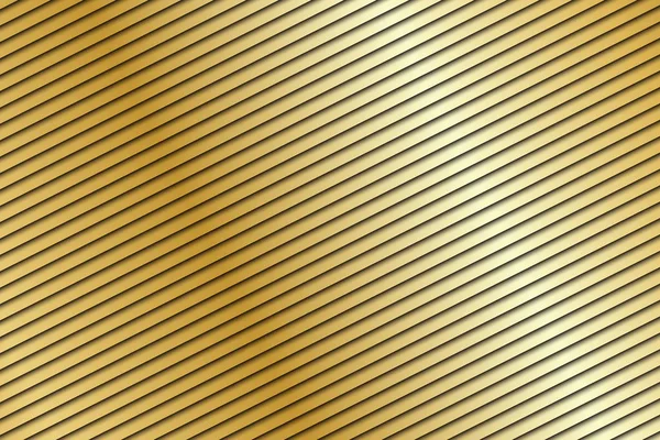 Fundo de ouro abstrato, listras diagonais bege, textura moderna laranja — Vetor de Stock