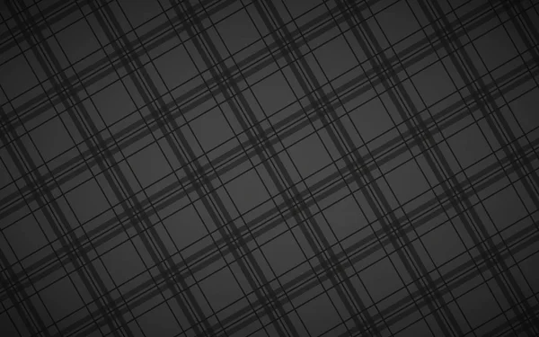 Tissu noir et gris, motif tartan abstrait, fond abstrait vectoriel — Image vectorielle