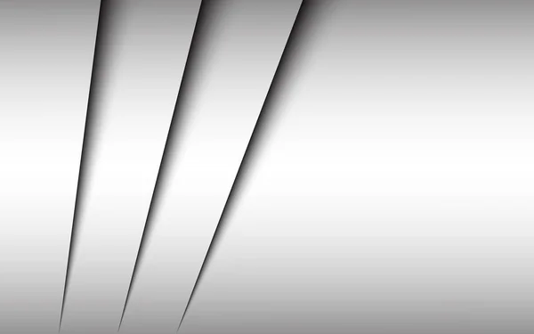 Fond abstrait blanc avec des couches blanches au-dessus de l'autre, modèle de conception moderne pour votre entreprise, illustration vectorielle avec des rayures et des lignes obliques — Image vectorielle