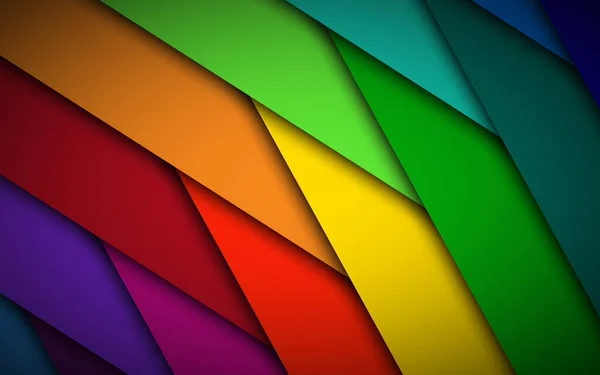 Fond Coloré Abstrait Avec Des Couches Chevauchement Vibrantes Illustration Vectorielle — Image vectorielle