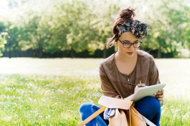 güzel bir kadın yazma