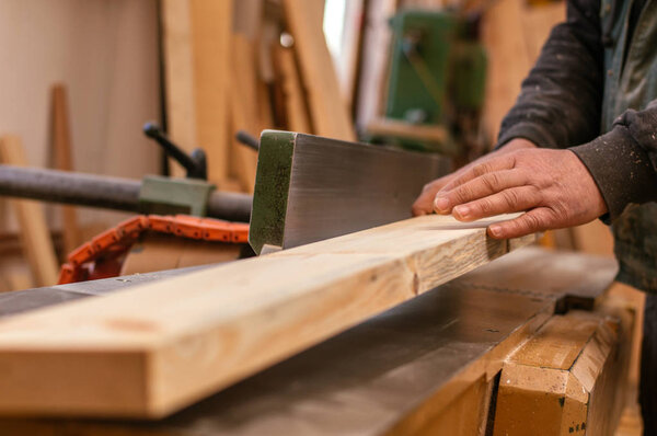 Craftsman working at workspace