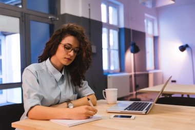 kız öğrenci dizüstü kullanarak 