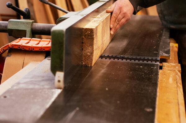 Craftsman working at workspace