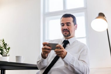 İşadamı okuma iletisi 