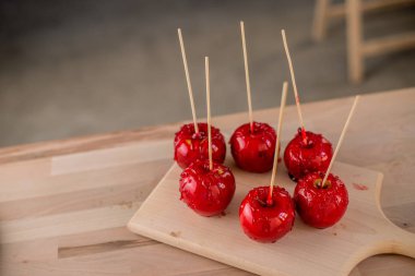 lezzetli şeker elma.