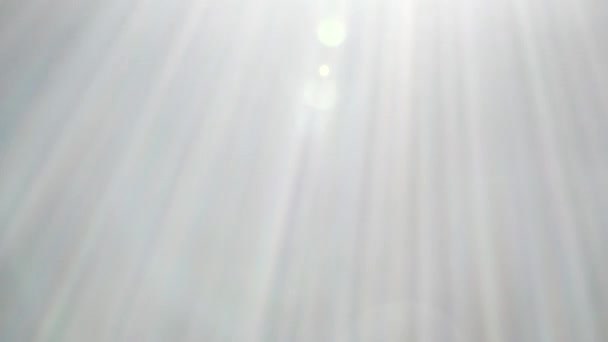 Raios Sol Sobre Fundo Preto Luz Holofote Brilho Projeção — Vídeo de Stock