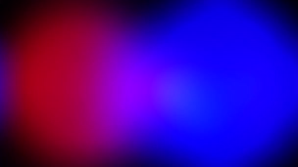 Feux clignotants rouges et bleus sur fond noir. Clignotant de police et sirène. Le danger d'arrestation. 