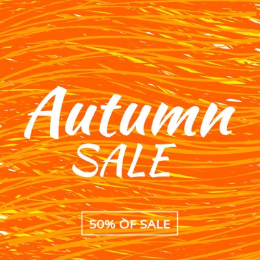 Suluboya sonbahar yeşillik vektör satışı afişi 