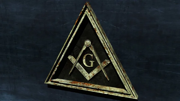 Freimaurer Grand Lodge Zeichen — Stockfoto