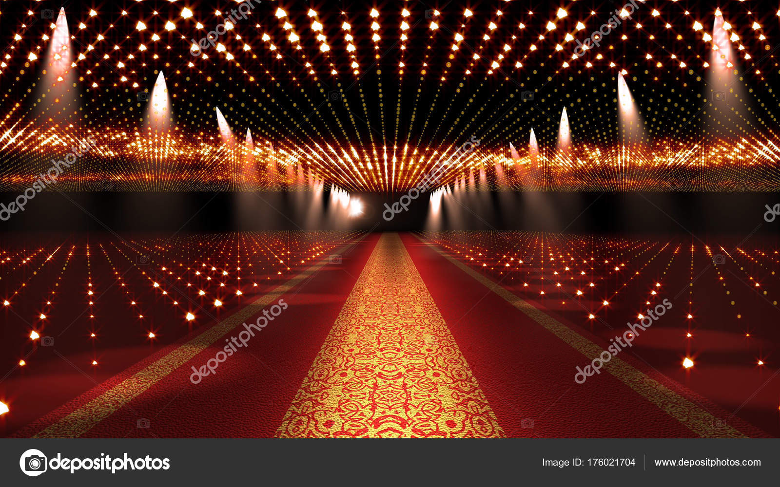 Red Carpet Festival Glamour Scene Stock Photo by ©boscorelli 176021704