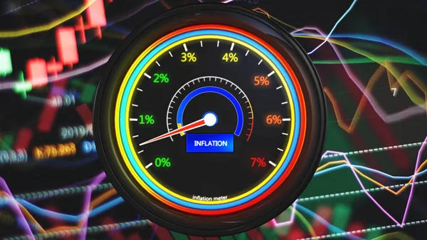 Inflation Meter Illustration — Photo