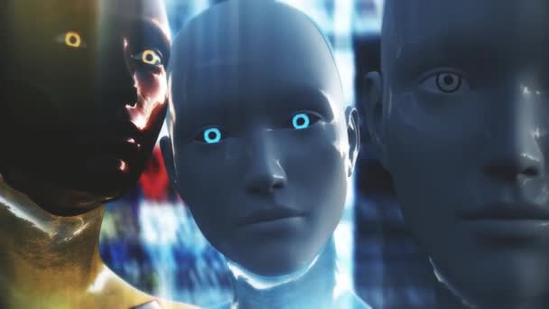 Artificial Intelligence Internet Surveillance — стокове відео