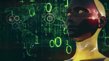 4K Yapay Zeka Yüksek Teknoloji Dijital Hacker Savaşı 1