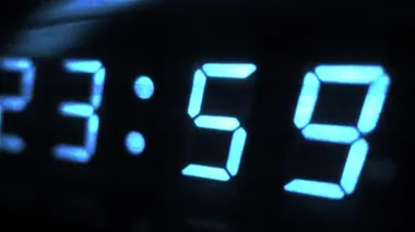 4K Dijital Saat Gece Yarısı 0: 24 Geleceği Tasarım 2