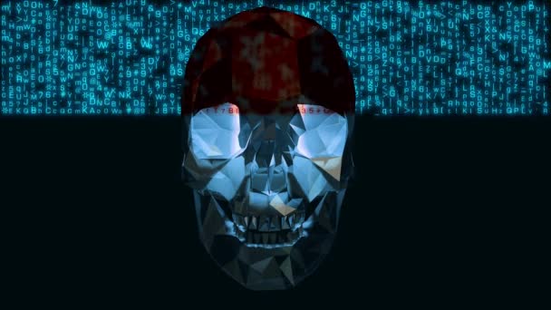 Computer Virus Infection Hacker Concept — Stock Video