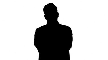 Doktor Bilimadamı Sanal Dokunmatik Ekran Silüeti 2 Kullanıyor