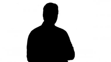 Doktor Bilimadamı Sanal Dokunmatik Ekran Silüeti 3 Kullanıyor