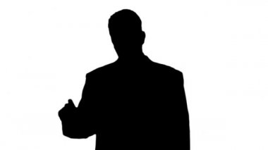 Güvenlik Dokunmatik Ekran Kodu Siluet 3 Kullanan Adam