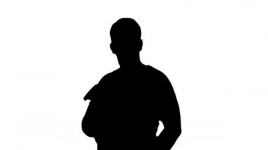 Makineli Tüfekli Siluet 6 'lı Adam