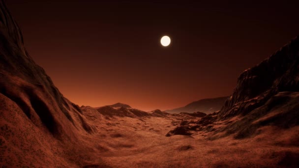 Animation Cinématographique Alien Red Planet — Video