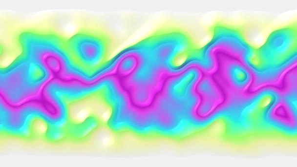 Пастельний Колір Абстрактні Форми Фольги — стокове відео