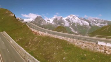 Avusturya'da Manzara Grossglockner yol