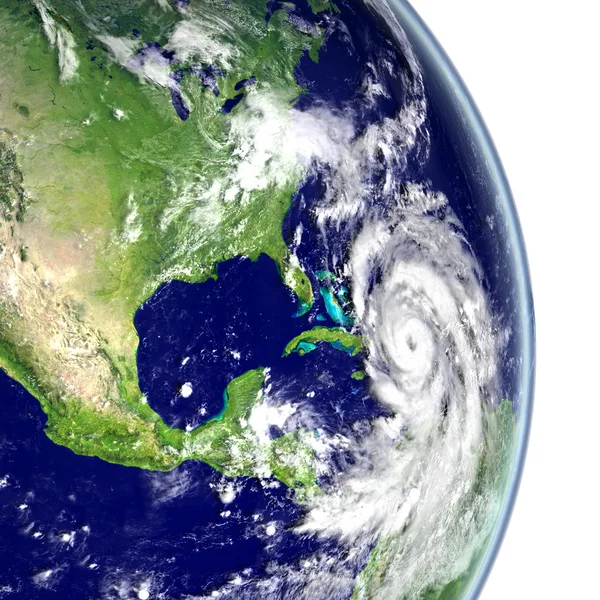 Ураган Метью у Карибському басейні — стокове фото